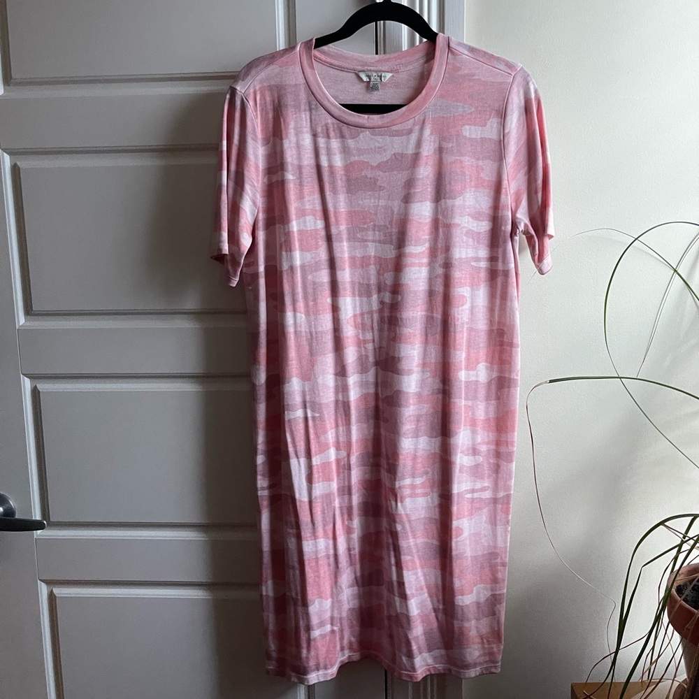 Lucky Brand Camo T-Shirt Dress